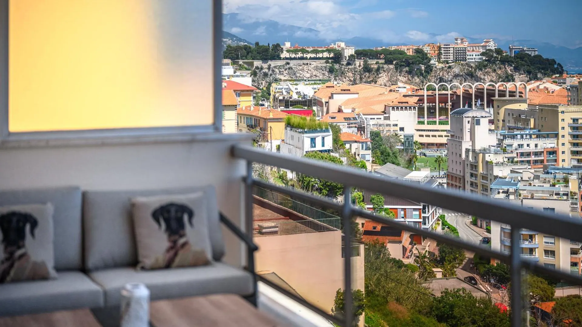 公寓 Panorama Mer Et Plage Cap D Ail Proche Monaco 卡普戴尔