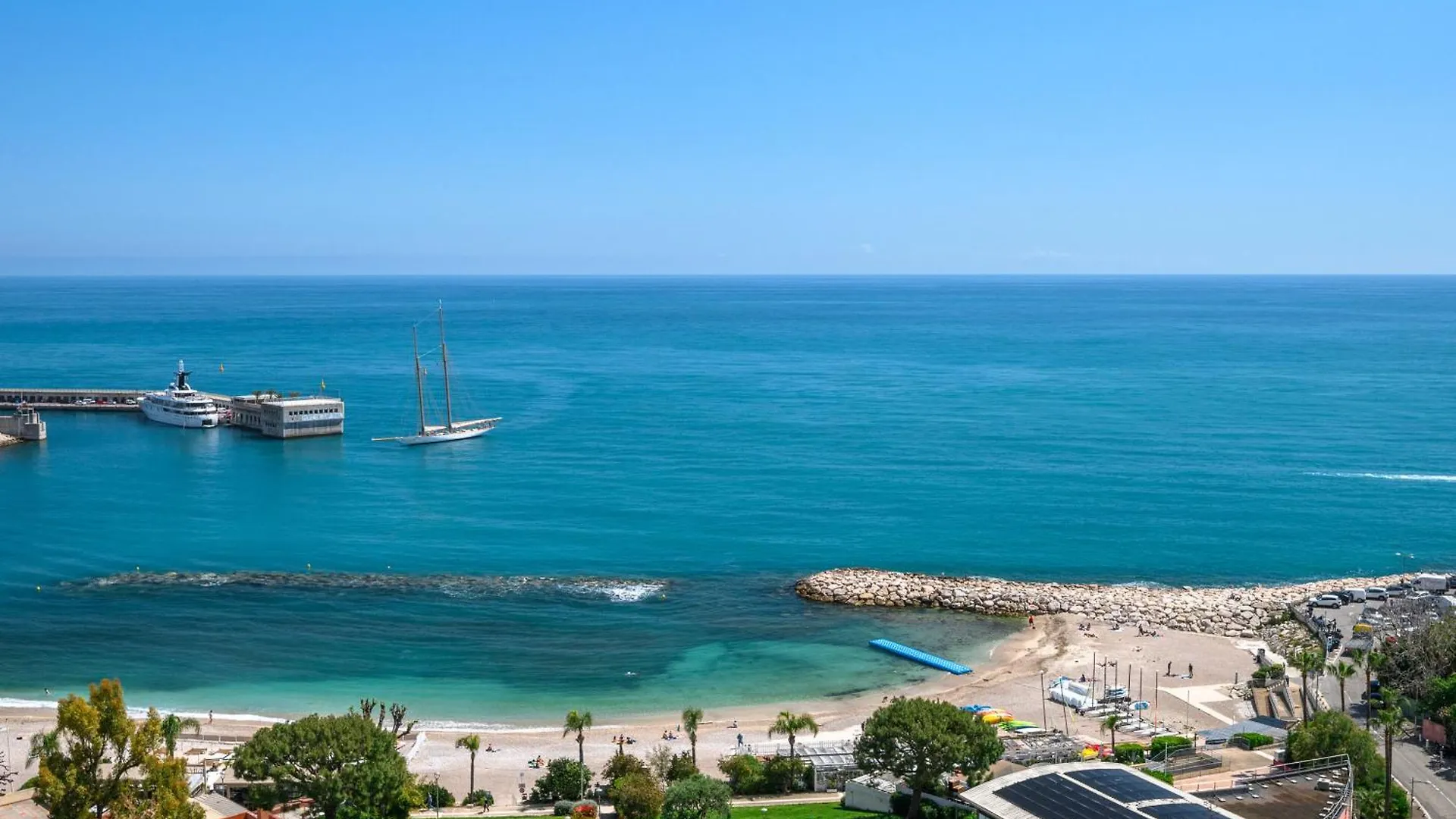 公寓 Panorama Mer Et Plage Cap D Ail Proche Monaco 卡普戴尔