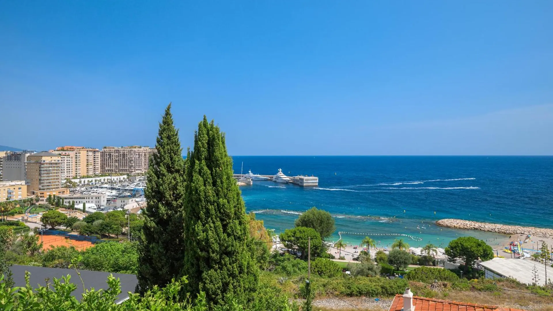 公寓 Panorama Mer Et Plage Cap D Ail Proche Monaco 卡普戴尔 法国